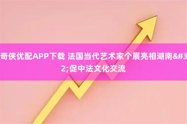 奇侠优配APP下载 法国当代艺术家个展亮相湖南 促中法文化交流