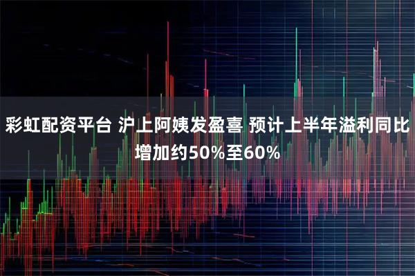 彩虹配资平台 沪上阿姨发盈喜 预计上半年溢利同比增加约50%至60%